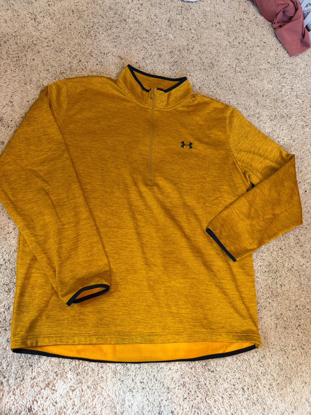 Under Armour Bright Yellow Fleece Quarter-Zip